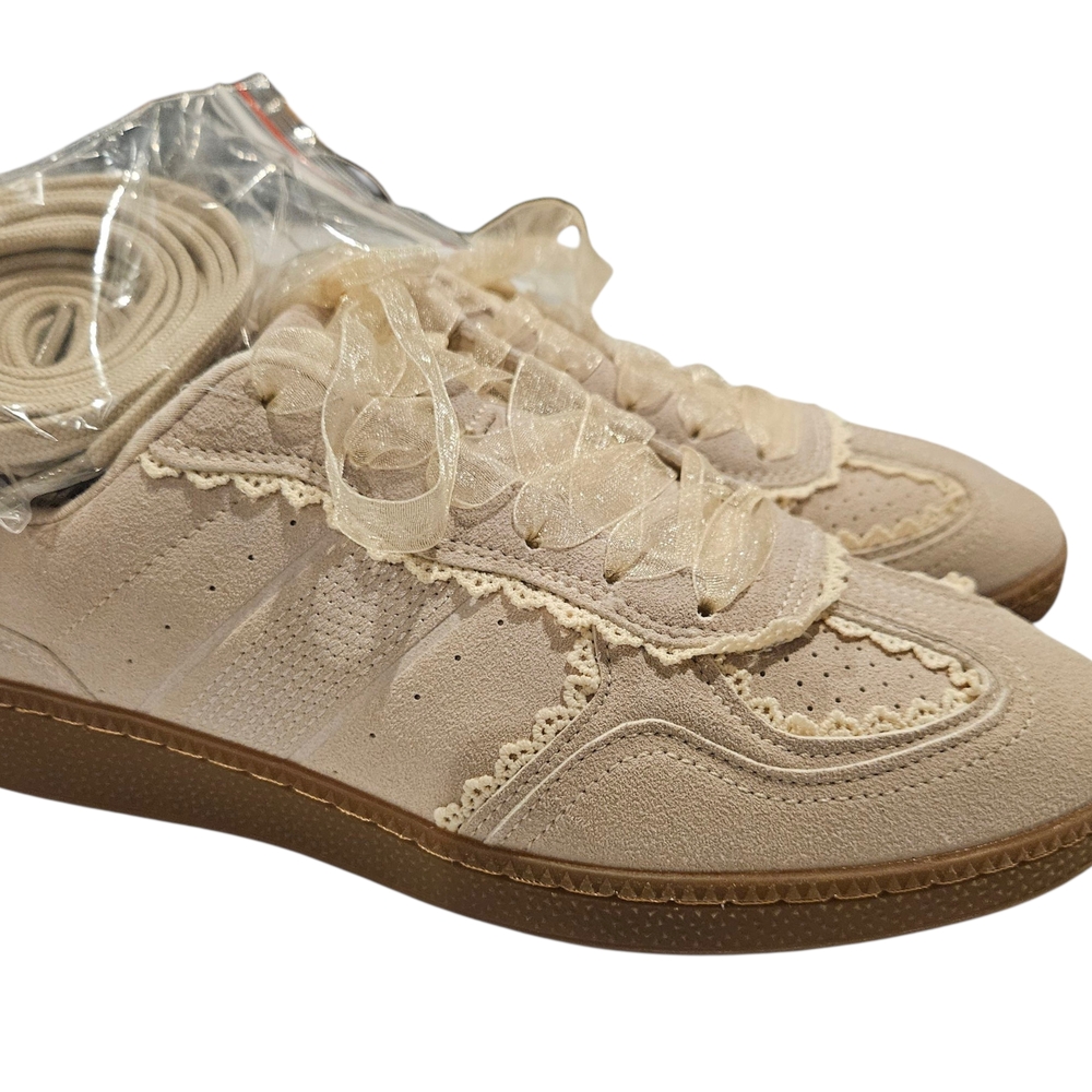 NIB - Sincerely Jules - Ivory Sneakers - Size 8.5 - Picture 7 of 12